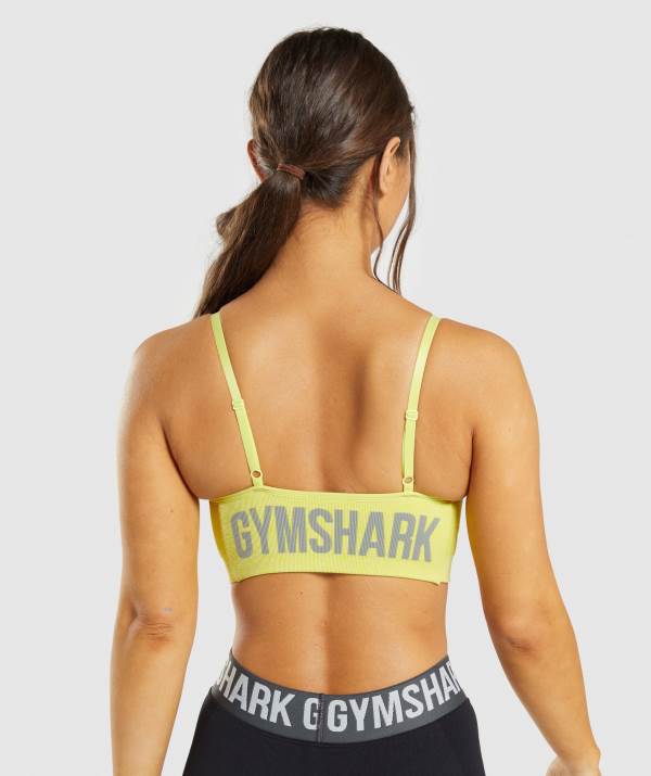 Damske Športové Podprsenky Gymshark Flex Strappy Žlté | MS2619387